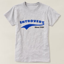 Blue Introvertierte Typografie Swoosh Custom Date