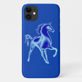 Blue iPhone Case mit Pferd