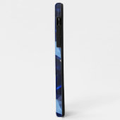 Blue iPhone Gehäuse facettiert Gemstone Saphire Case-Mate iPhone Hülle (Hinten/Links)