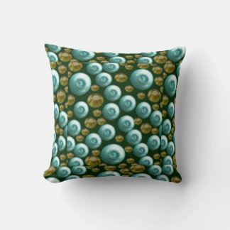 Blue Irah Throw Design Kissen
