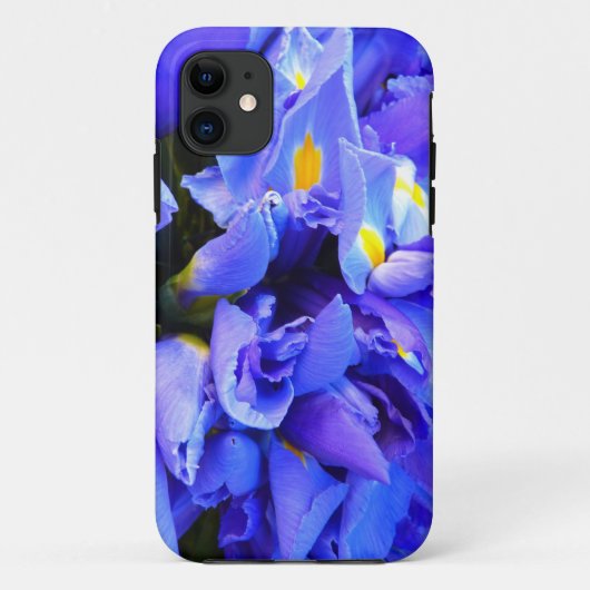 Blue Iris Apophysis Blume Design Case-Mate iPhone Hülle (Rückseite)
