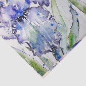 Blue Iris Blume Art Collection Seidenpapier (Ausschnitt)