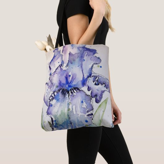 Blue Iris Blume Art Collection Tasche (Von Nahem)