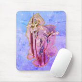 Blue Iris Blume Art Mousepad (Mit Mouse)