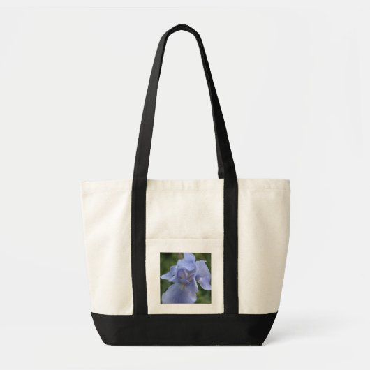 Blue Iris Blume auf Tote Tasche (Vorne)