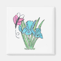 Blue Iris Blume