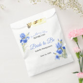 Blue Iris Bride to Be Something Blue Bridal Shower Geschenktütchen (Versiegelt)
