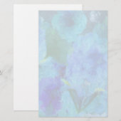 Blue Iris Briefpapier (Vorne/Hinten)