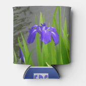 Blue Iris Can Cooler Dosenkühler (Vorderseite)