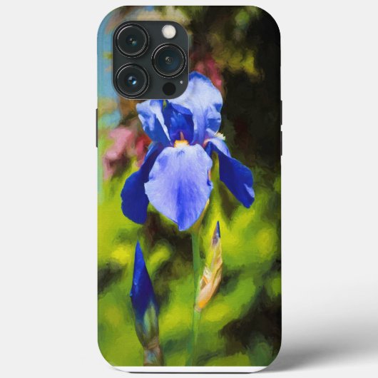 Blue Iris Case-Mate iPhone Case (Rückseite)