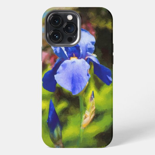 Blue Iris Case-Mate iPhone Case Hülle (Rückseite)