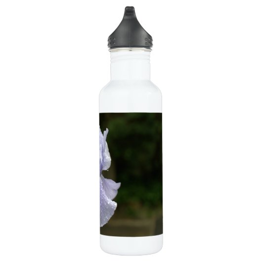 Blue Iris Floral Trinkflasche (Rechts)