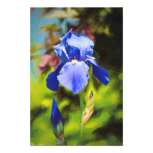 Blue Iris Fotodruck
