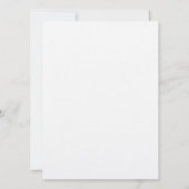 Blue Iris Jahrestag Einladung (Rückseite)