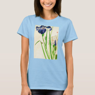 Blue Iris - Japanischer Aquarelldruck T-Shirt