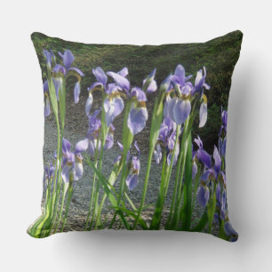 Blue Iris Kissen