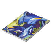 Blue Iris Original Art Aquarell Blume Notizblock (Rotiert)