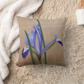 Blue Iris Reticulata Cushion Kissen (Decke)