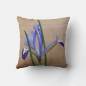Blue Iris Reticulata Cushion Kissen (Rückseite)