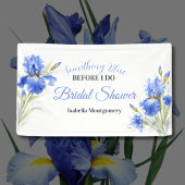 Blue Iris Something Blue Before I Do Bridal Shower Banner
