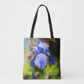 Blue Iris Tasche (Vorderseite)