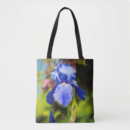Blue Iris Tasche (Vorderseite)