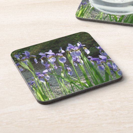 Blue Iris Untersetzer (Linke Seite)
