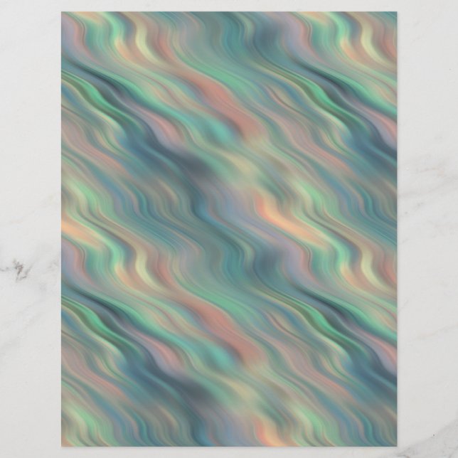 Blue Iris Wavy Texture (Vorderseite)