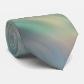 Blue Iris Wavy Texture Krawatte (Gerollt)