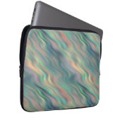 Blue Iris Wavy Texture Laptopschutzhülle (Vorne Rechts)