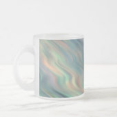 Blue Iris Wavy Texture Mattglastasse (Links)