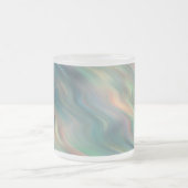 Blue Iris Wavy Texture Mattglastasse (Mittel)