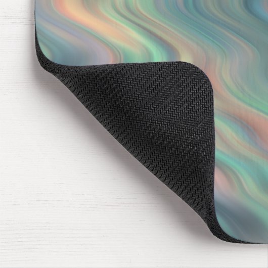 Blue Iris Wavy Texture Mousepad (Ecke)