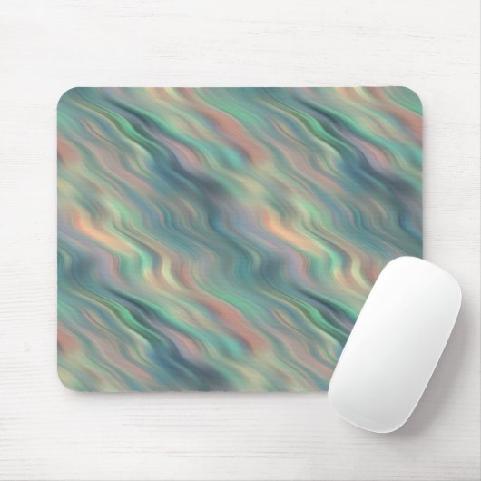 Blue Iris Wavy Texture Mousepad (Mit Mouse)
