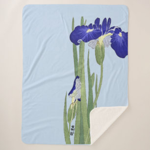 Blue Irises von Ohara Koson Sherpadecke