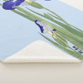 Blue Irises von Ohara Koson Sherpadecke (3/4)