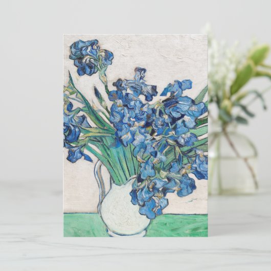 Blue Irises von Vincent Van Gogh Fine Art (Stehend Vorderseite)