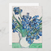 Blue Irises von Vincent Van Gogh Fine Art (Vorne/Hinten)