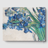 Blue Irises von Vincent Van Gogh Fine Art Gästebuch (Rückseite)