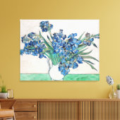 Blue Irises von Vincent Van Gogh Fine Art Leinwanddruck (Insitu (Wohnzimmer))