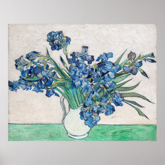 Blue Irises von Vincent Van Gogh Fine Art Poster (Vorne)