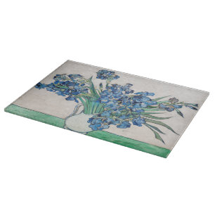 Blue Irises von Vincent Van Gogh Fine Art Schneidebrett