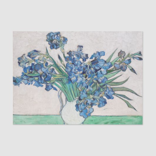 Blue Irises von Vincent Van Gogh Fine Art Seidenpapier (Vorderseite)