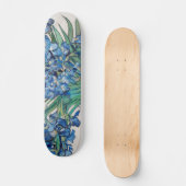 Blue Irises von Vincent Van Gogh Fine Art Skateboard (Vorderseite)