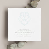 Blue Irish Swan Liebe Knot Wedding Save the Date