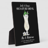 Blue Island Drink ・ PERSONALISIERTER Signature Dri Fotoplatte (Seite)