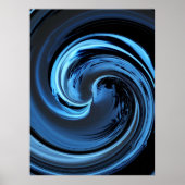 Blue Island Wave Poster (Vorne)