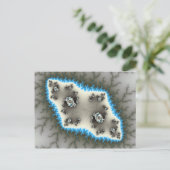 Blue Islands - Fraktal Postcard Postkarte (Stehend Vorderseite)