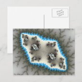 Blue Islands - Fraktal Postcard Postkarte (Vorne/Hinten)