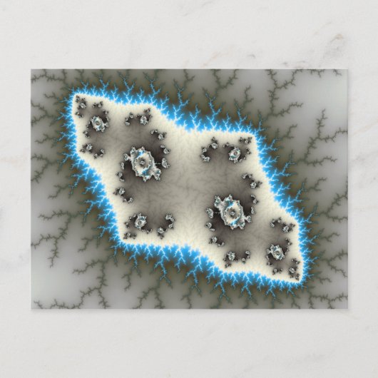 Blue Islands - Fraktal Postcard Postkarte (Vorderseite)